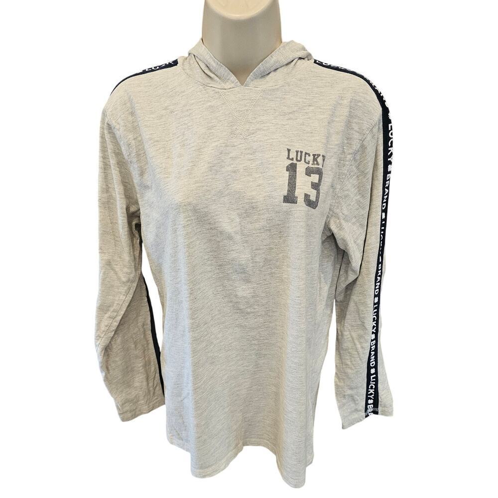 Y2k 90s lucky brand sz XL juniors lightweight hoodie spell out sweater shirt